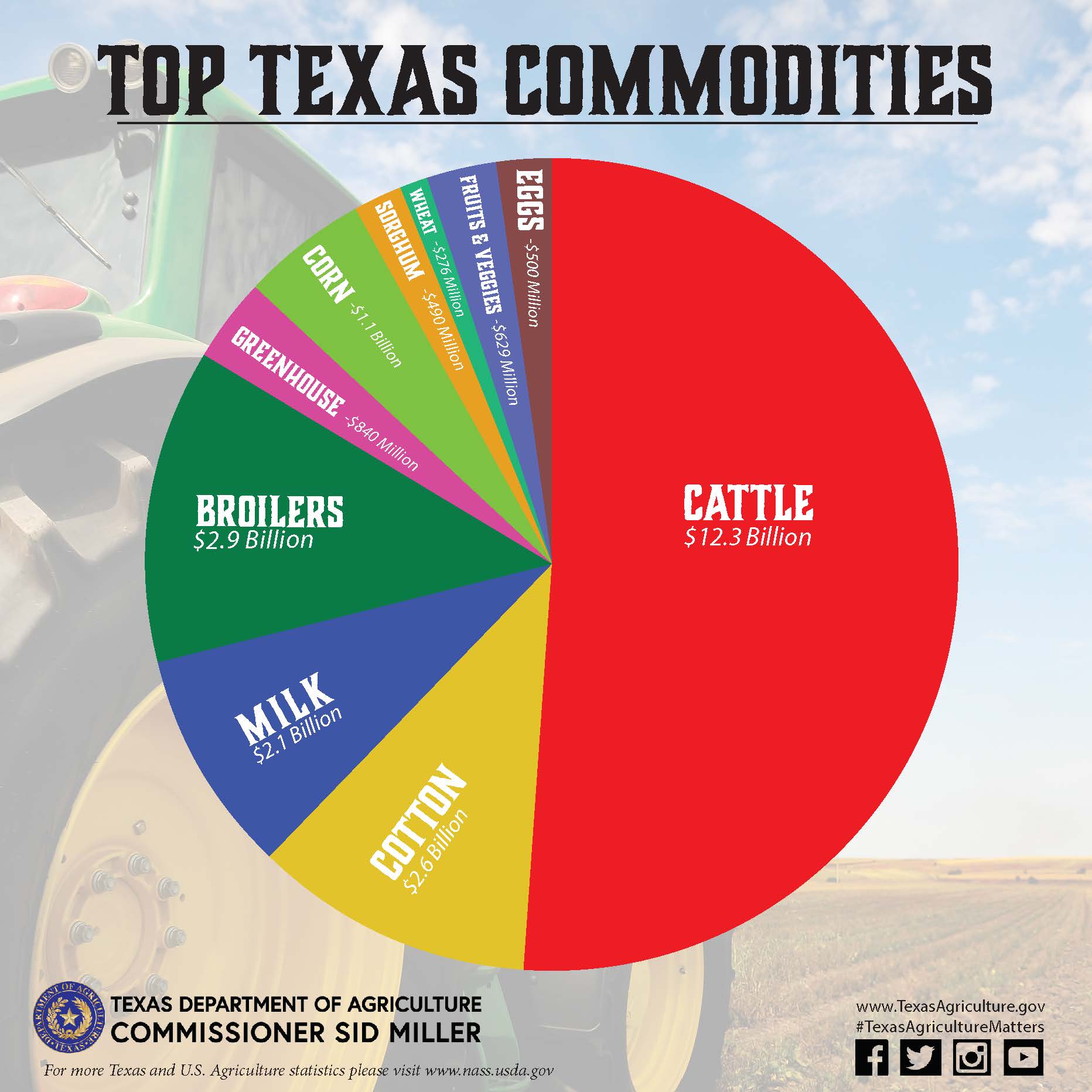 Texas Top Commodities in 2017